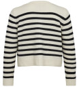 Sofie Schnoor Cardigan Strikk Off White m. Striper Sofie Schnoor 12 år 152 Cardigan Hvit Svart