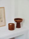 Kirnu Dekorativ Boks 11x10 cm Skinnende Brun