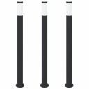 vidaXL Pullertlamper 3 stk 110 cm rustfritt stål IP44