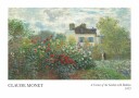 A Corner of the Garden with Dahlias Plakat Plakat / 40x50cm