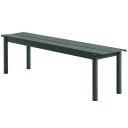 Muuto Linear Steel Benk 170x34 cm Dark Green