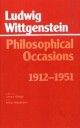 Philosophical Occasions: 1912-1951 Av Ludwig Wittgenstein