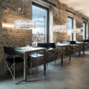 Accordéon LED-hengelampe, sølv, 3000 K - Slamp - Stue - Design - Plast