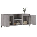  TV benk grå sonoma 104x35x50 cm konstruert tre