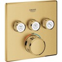 Grohe Grohtherm SmartControl Termostat Med 3 uttak, Brushed Cool Sunrise