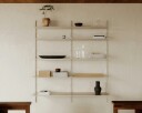 Frama Library Hylle 80x185 Cm Varmhvit   Hyllesystemer modulære Pulverlakkert Stål Warm White   8419