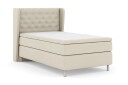 Select No 6 Komplett Sengepakke 120x200 Medium Memory/Pocket Beige/Metallben