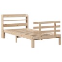  Sengeramme med hodegavl 75x190 cm heltre furu