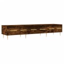  TV benk røkt eik 150x36x30 cm konstruert tre