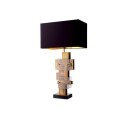 Langham bordlampe antique brass