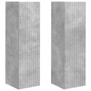  TV Veggskap 2 pcs Betong 30 x 31 x 100 cm Konstruert tre