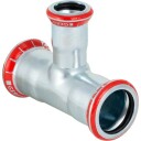 Geberit T-rør stål 54x22x54 mm med redusert avstand