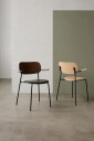 Audo Copenhagen Co Dining Chair Black Steel w. Armrest