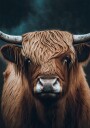 Majestic Highlander Poster Plakat / 50x70cm