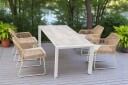 Palermo Hagebord 200×90 cm   Grå/Beige