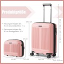 Bagasjesett med USB og TSA-lås – 20" håndbagasje, 14" kosmetikkveske