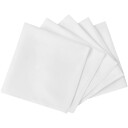 10 Middags servietter hvit 50 x 50 cm