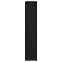 Bokhylle svart eik 60x24x120 cm konstruert tre