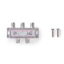 Nedis 4-Veis Satellittfordeler 11.5 dB Demping 5-2400 MHz Sink