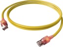 Sacon 21.15.2333 Cat6a S/FTP patchkabel gul 3 m
