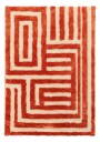 Ryetepper   Karbala krem/rød Størrelse: 200 x 290 cm