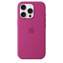 Apple iPhone 16 Pro Silikondeksel med MagSafe Fuksia