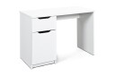 Skrivebord Hilbre 115 cm med Oppbevaringsskuff + Skap   Hvit