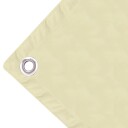 vidaXL Balkongskjerm Oxfordstoff 90x600 cm Kremhvit