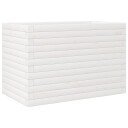 Plantekasse hvit 70x40x45,5 cm heltre furu