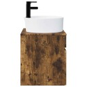  Vegghengt servantkommode Røkt Eik 49 x 44,5 x 65 cm