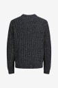 Jack & Jones Junior   Genser Jjjaxon Knit Crew Neck Jnr   Blå