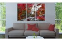 Bilde Beautiful Waterfall Autumnal Forest 120x80   Artgeist sp. z o. o.
