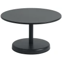 Muuto Linear Steel Salongbord Ø70 cm Anthracite Black