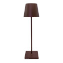 Zafferano Poldina Pro LED Bordlampe USB Brun