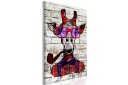 Tavle Hipster Giraffe 1 Part Vertical 80X120 Artgeist sp. z o. o.