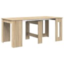 vidaXL Spisebord 180 x 85 x 75 cm Konstruert tre Sonoma eik