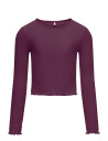 Kids Only Kognella L/S O Neck Top Jrs Noos   Purple   146 152