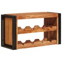 vidaXL Vinhylle Brun 100 x 45 x 33 cm Solid akasietre