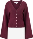 Gina Tricot   Kardigan Fitted waist knitted cardigan   Rød