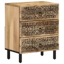  Nattbord 50x33x60 cm heltre mango 8721012107793