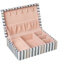 DAY ET Day Stripes Jewelry Case Medium Navy 