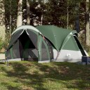  Tipi-telt for camping 8 personer grønn vanntett