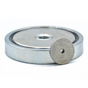SuperMagneter Supermagnet  Ø 67 X 12 Mm Med Løftekraft 120 Kg   Magnefiske