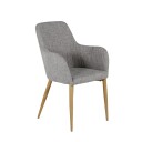 Venture Design COMFORT spise stol Grå Textil/natur Grå