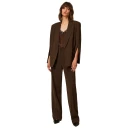 Twinset Dame Bukser Brun L,