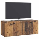  Vegghengt TV skap 78,5 x 31 x 30 cm Gammelt tre Konstruert tre