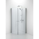 Contura Shower Space dusjdør, 72,3 cm, klart glass, aluminium profil