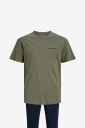 Jack & Jones Junior   Sett jacEverest SS Tee And Pants W J   Grå