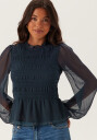 Bubbleroom Smock L/S Blouse