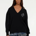 Roberto Cavalli Dame Strikkevarer Svart S,